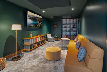 Club rooms, lounge areas and game rooms
